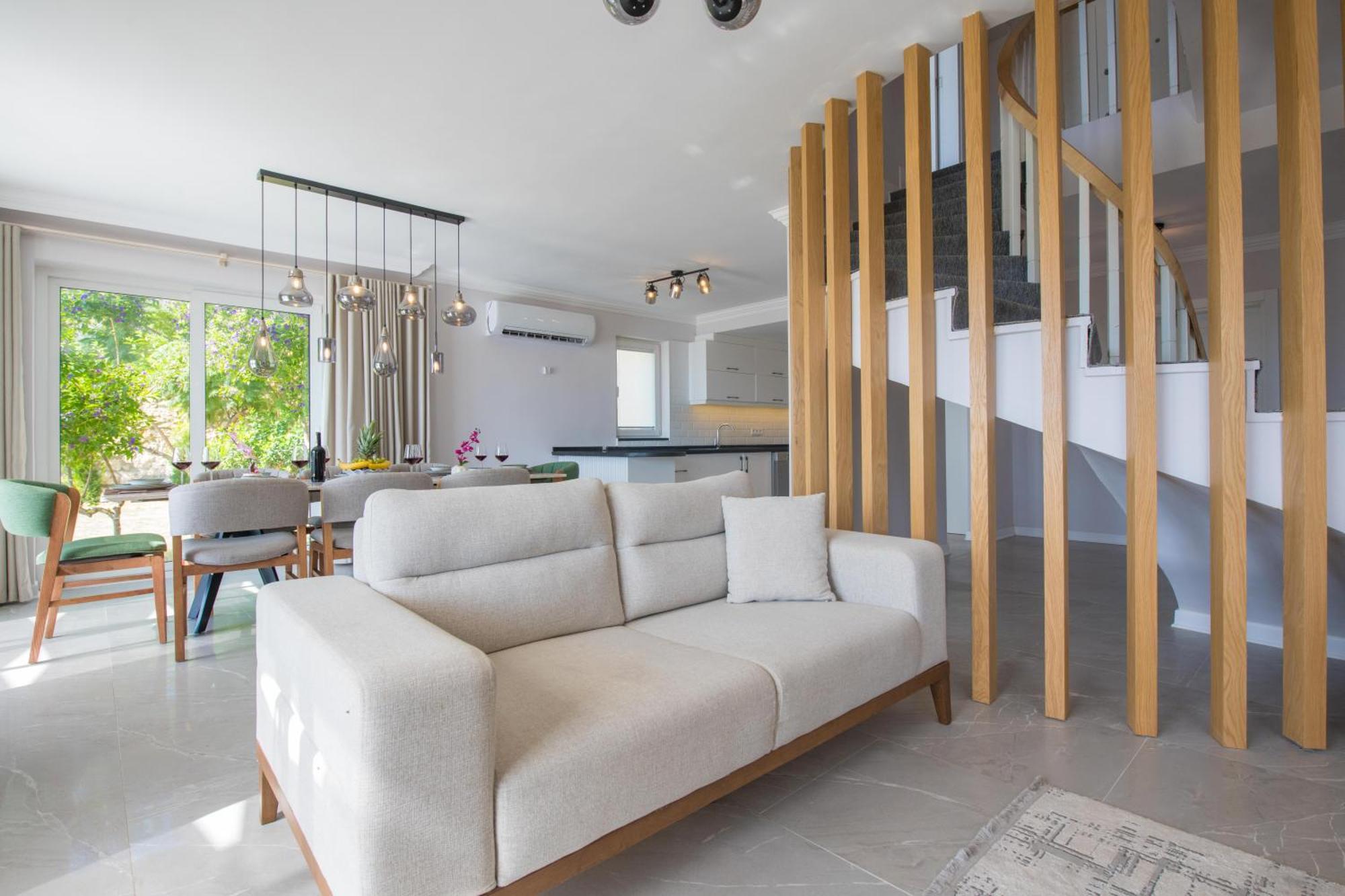 Beachfront White Villa With Private Swimming Pool Kalkan Exterior foto